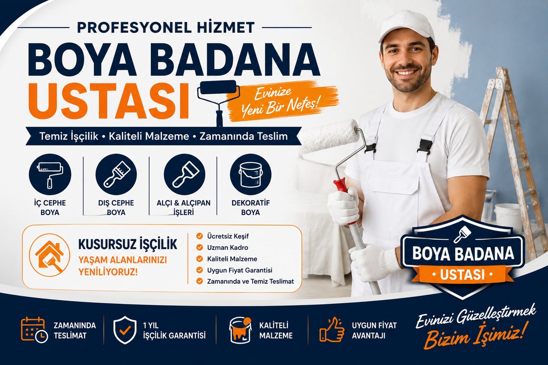 Mavişehir boya badana ustası – profesyonel boyacı